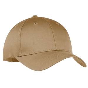 Port and Company Six-Panel Twill Cap - Dark/All Gold, Vegas