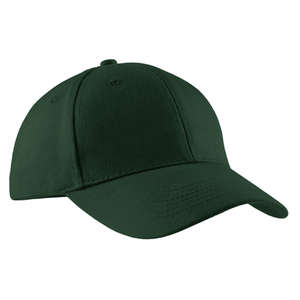 Port and Company Brushed Twill Cap - Dark/All Green, Hunter