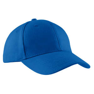 Port and Company Brushed Twill Cap - Dark/All Blue, Royal