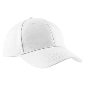 Port and Company Brushed Twill Cap - Dark/All White