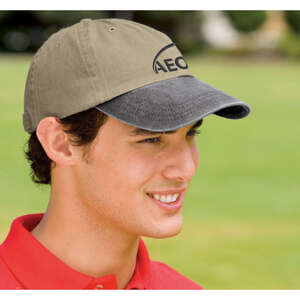 Custom Promotional Port and Company Two-Tone Pigment-Dyed Cap - Dark/All