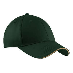 Port and Company Sandwich Bill Cap - Dark/All Green, Hunter/Khaki