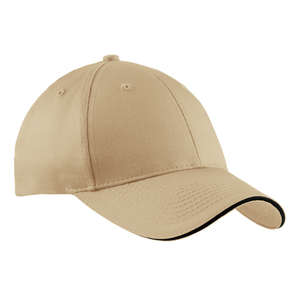Port and Company Sandwich Bill Cap - Dark/All Stone/Black