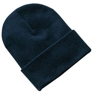 Port and Company Knit Cap - Dark/All Blue, Navy