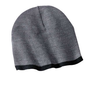 Port and Company Beanie Cap - Dark/All Gray, Oxford/Black