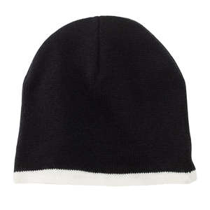 Port and Company Beanie Cap - Dark/All Black/Natural