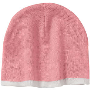Port and Company Beanie Cap - Dark/All Pink, Light/White