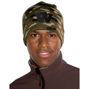 Port and Company Camo Beanie Cap - Dark/All