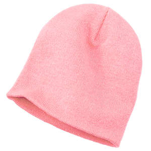 Port and Company Knit Skull Cap - Dark/All Pink, Light