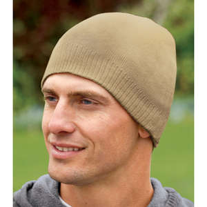 Port Authority 100% Cotton Beanie - Dark/All 