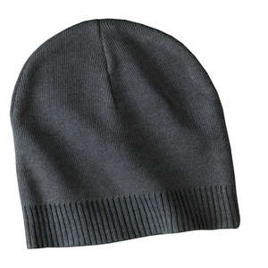 Port Authority 100% Cotton Beanie - Dark/All Graphite