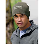Customized Beanies - Port Authority 100% Cotton Beanie - Dark/All