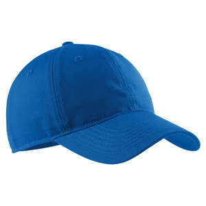 Port Authority Soft Brushed Canvas Cap - Dark/All Blue, Royal