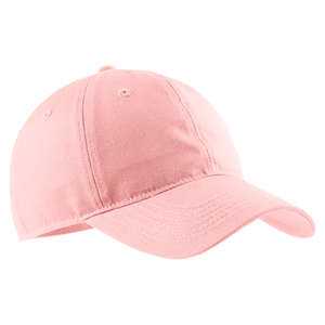 Port Authority Soft Brushed Canvas Cap - Dark/All Pink, Light