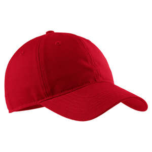 Port Authority Soft Brushed Canvas Cap - Dark/All Red