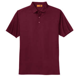 CornerStone Industrial Pocketless Pique Polo - Dark/All Burgundy