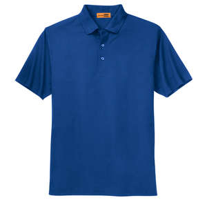 CornerStone Industrial Pocketless Pique Polo - Dark/All Blue, Royal