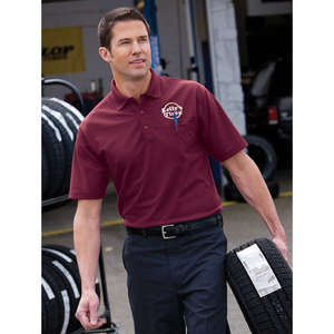 CornerStone Industrial Pocket Pique Polo - Dark/All