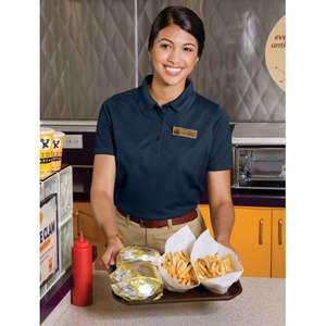 CornerStone Ladies Industrial Pocketless Pique Polo - Dark/All