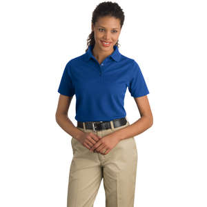 CornerStone Ladies Industrial Pocketless Pique Polo - Dark/All