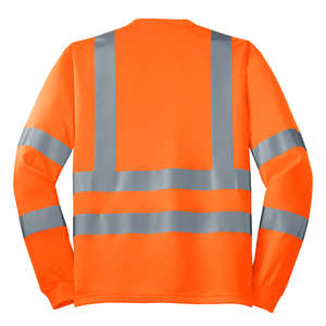 CornerStone ANSI Class 3 Long Sleeve Snag-Resistant Reflective T-Shirt - Dark/All