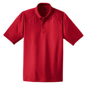 CornerStone Select Snag-Proof Tactical Polo - Dark/All Red