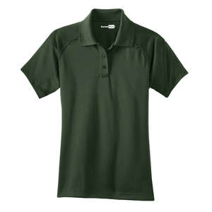 CornerStone Ladies Select Snag-Proof Tactical Polo - Dark/All Green, Dark