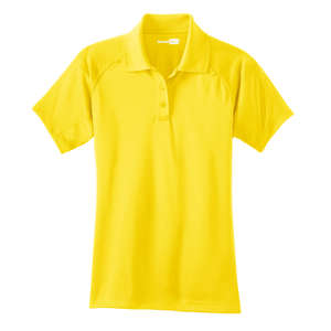 CornerStone Ladies Select Snag-Proof Tactical Polo - Dark/All Yellow