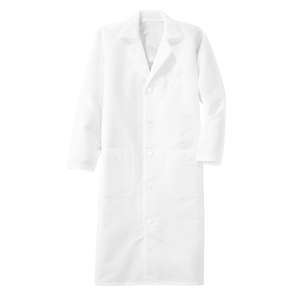 CornerStone Full-Length Lab Coat - Dark/All White