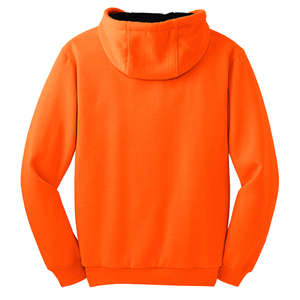 CornerStone Safety Heavyweight Full-Zip Hooded Sweatshirt with Thermal Lining - Dark/All