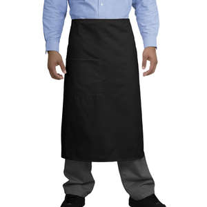 CornerStone Full Bistro Apron - Dark/All Black