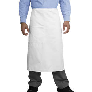 CornerStone Full Bistro Apron - Dark/All White