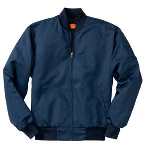 CornerStone Team Style Jacket with Slash Pockets - Dark/All Blue, Navy