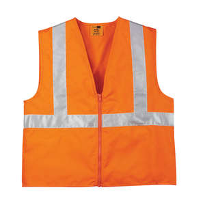 CornerStone ANSI Class 2 Safety Vest - Dark/All Orange, Safety/Reflective