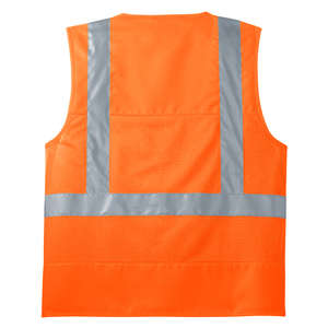 CornerStone ANSI Class 2 Mesh Back Safety Vest - Dark/All 
