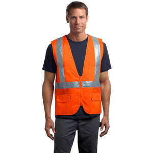 CornerStone ANSI Class 2 Mesh Back Safety Vest - Dark/All 