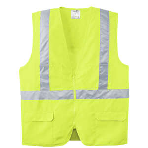 CornerStone ANSI Class 2 Mesh Back Safety Vest - Dark/All Yellow, Safety