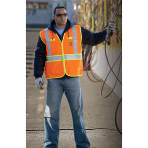 CornerStone ANSI Class 2 Dual-Color Safety Vest - Dark/All
