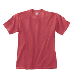 District Threads Pigment-Dyed Tee - Dark/All Red, Dashing