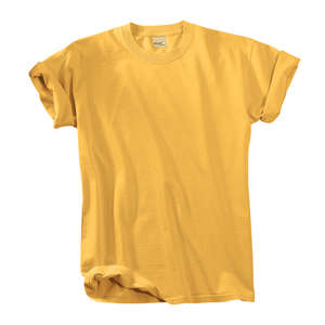 District Threads Pigment-Dyed Tee - Dark/All Yellow, Mustard