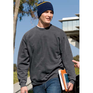 District Threads Pigment-Dyed Crewneck Sweatshirt - Dark/All 