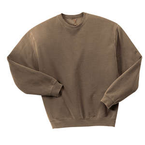 District Threads Pigment-Dyed Crewneck Sweatshirt - Dark/All Chestnut