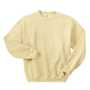 District Threads Pigment-Dyed Crewneck Sweatshirt - Dark/All Honey