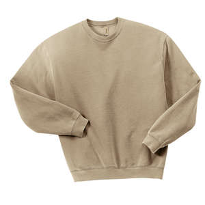 District Threads Pigment-Dyed Crewneck Sweatshirt - Dark/All Sandstone