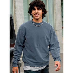 District Threads Pigment-Dyed Crewneck Sweatshirt - Dark/All 