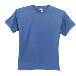 District Threads Short Sleeve Perfect Weight District Tee - Dark/Colors Blue, Maritime