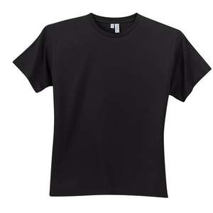 District Threads 100% Organic Cotton Perfect Weight Tee - Dark/Colors Black, Ebony