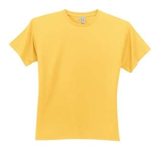 District Threads 100% Organic Cotton Perfect Weight Tee - Dark/Colors Yellow, Sun