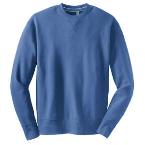 Custom Promotional District Threads Vintage French Terry Crewneck Sweatshirt - Dark/All