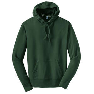 District Threads Vintage French Terry Pullover Hoodie - Dark/All Green, Dark